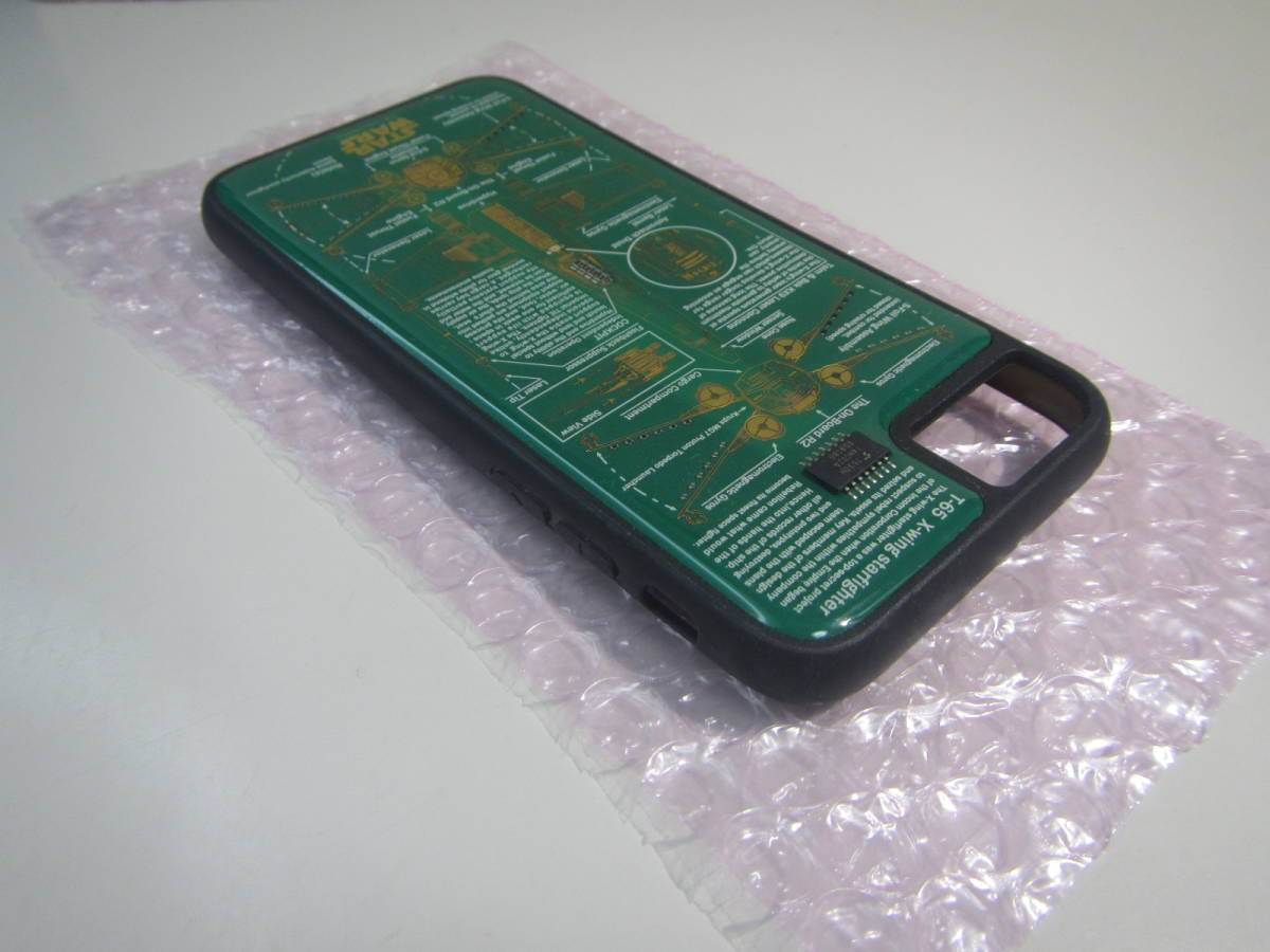 **STAR WARS T-65 X-wing starfighter green :PCB ART moeco MADE IN JAPAN FLASH iPhone7/8 basis board smartphone case made in Japan postage :198 jpy ~**