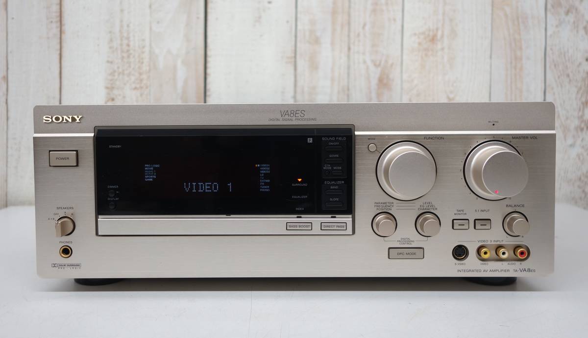  home theater high class amplifier *SONY Sony *INTEGRATED AV AMPLIFIER Inte gray tedoAV amplifier *MODEL TA-VA8ES