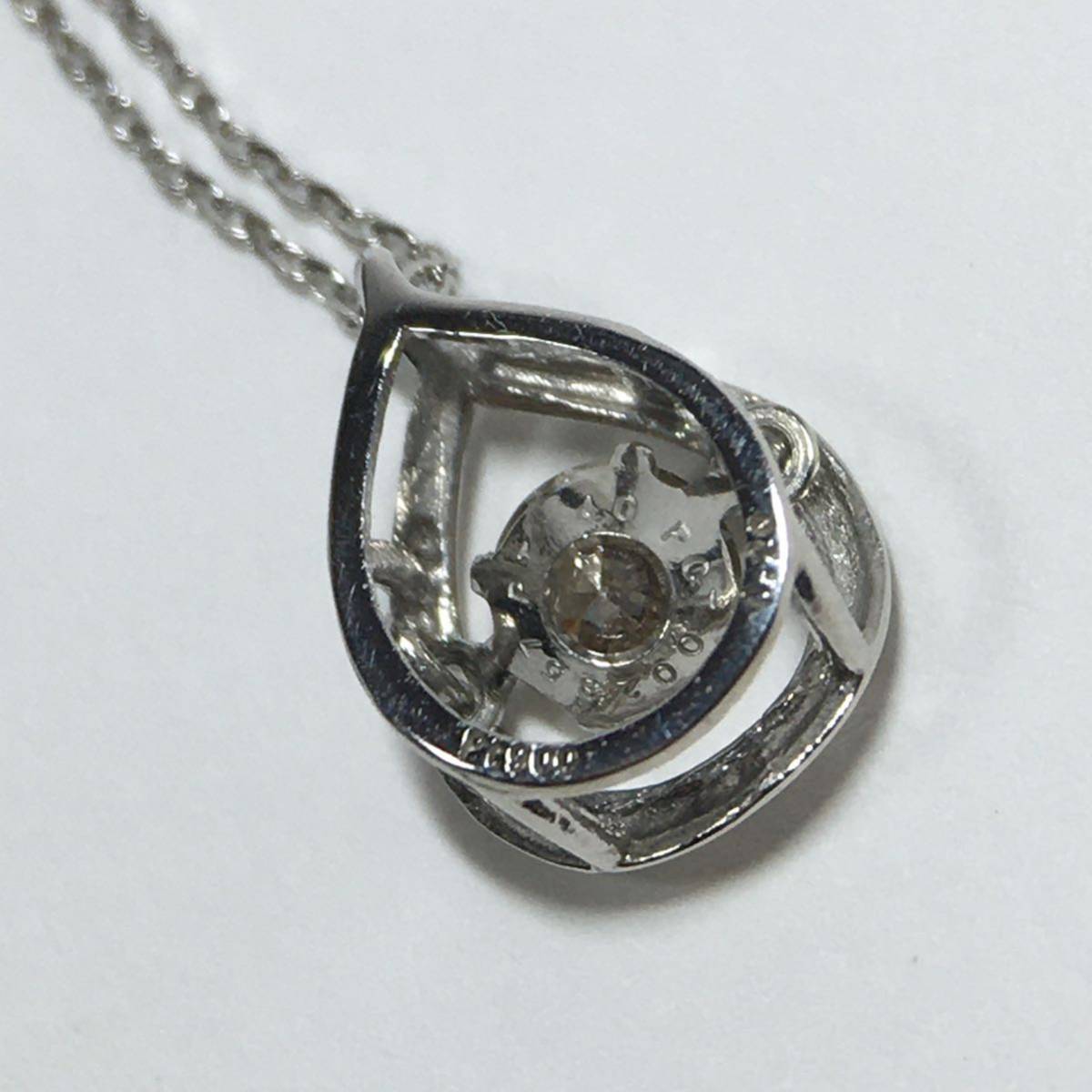 正規品!プラチナ ダンシングストーン 天然ダイヤモンド0.2ct