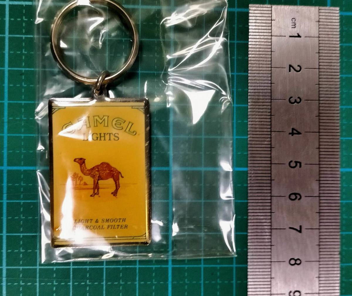  非売品 キャメル ライト タバコ キーホルダー CAMEL LIGHTS cigarette key ring holder chain strap mascot charms_画像1