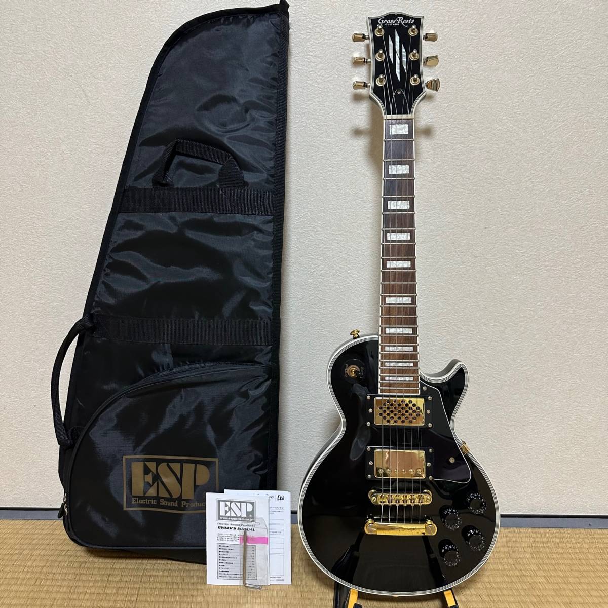 美品 GrassRoots by ESP グラスルーツ G-LPC-MINI BK レスポール 美品 GrassRoots by ESP グラスルーツ G-LPC-MINI BK レスポール