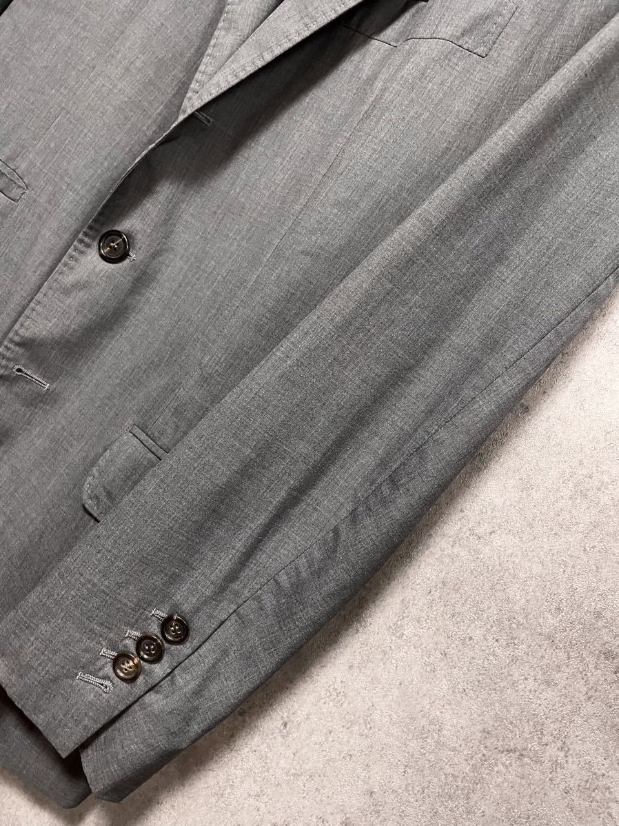 【BRUNELLO CUCINELLI】定価¥523,600 ウールシルク最高級ジャケット　ブルネロクチネリ　44 イタリア製　テーラードジャケット_画像3