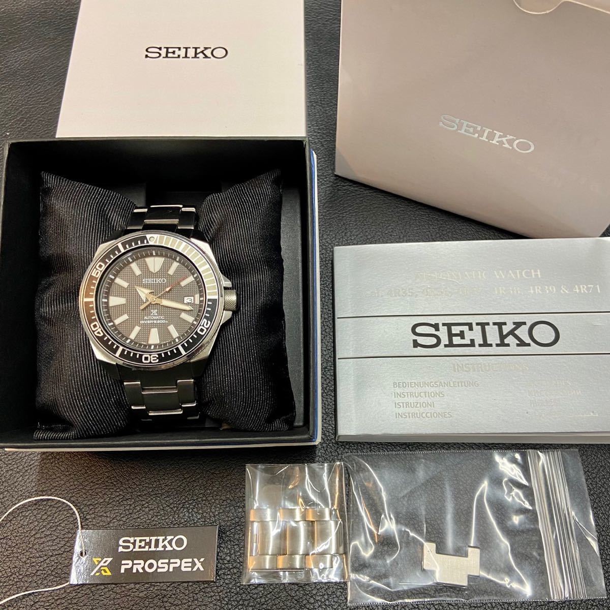 稼働　SEIKO セイコーダイバー　レディース　ブラック　デイト　価格相談歓迎！