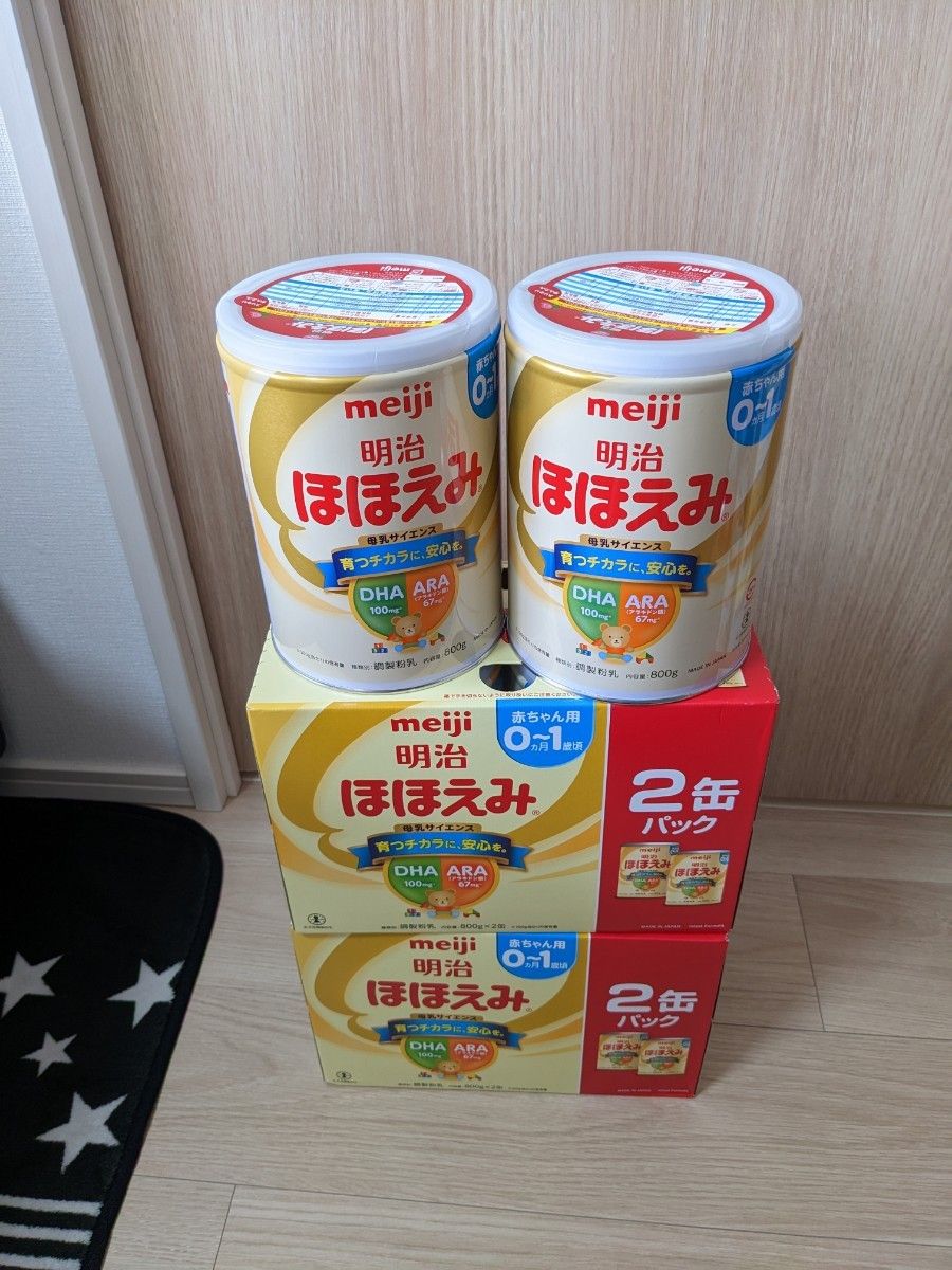 明治ほほえみ粉ミルク 800g×6缶|PayPayフリマ