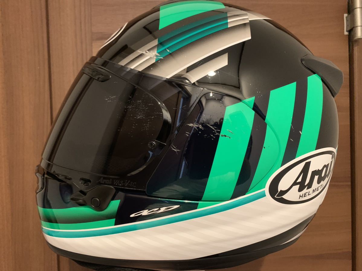 Arai アライ VECTOR-X ベクターX GUARD ガード グリーン 緑 61.62cm XL