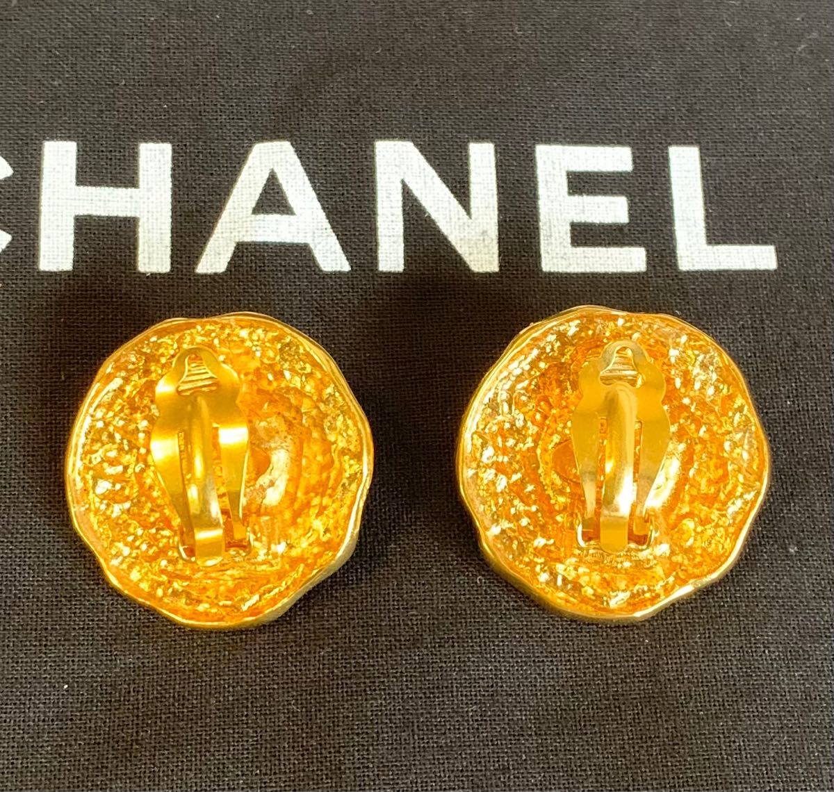 CHANEL シャネルイヤリング 2460 ゴールドカラー ヴィンテージ 希少