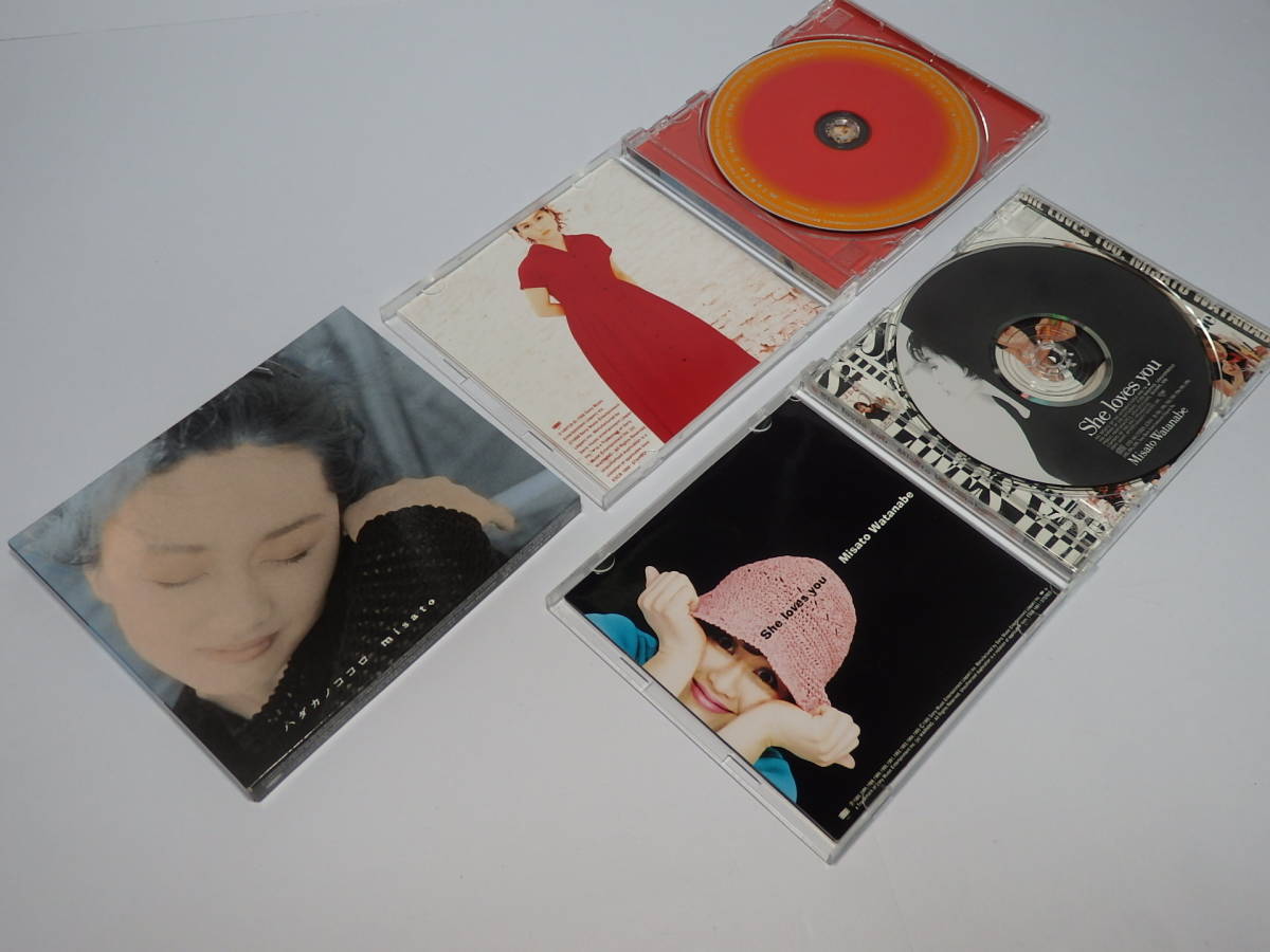 [ used CD][7 pieces set ]# Watanabe Misato Baby Faith / She loves you / is Dakar no here ro/ Spirits other #Misato Watanabe # together 