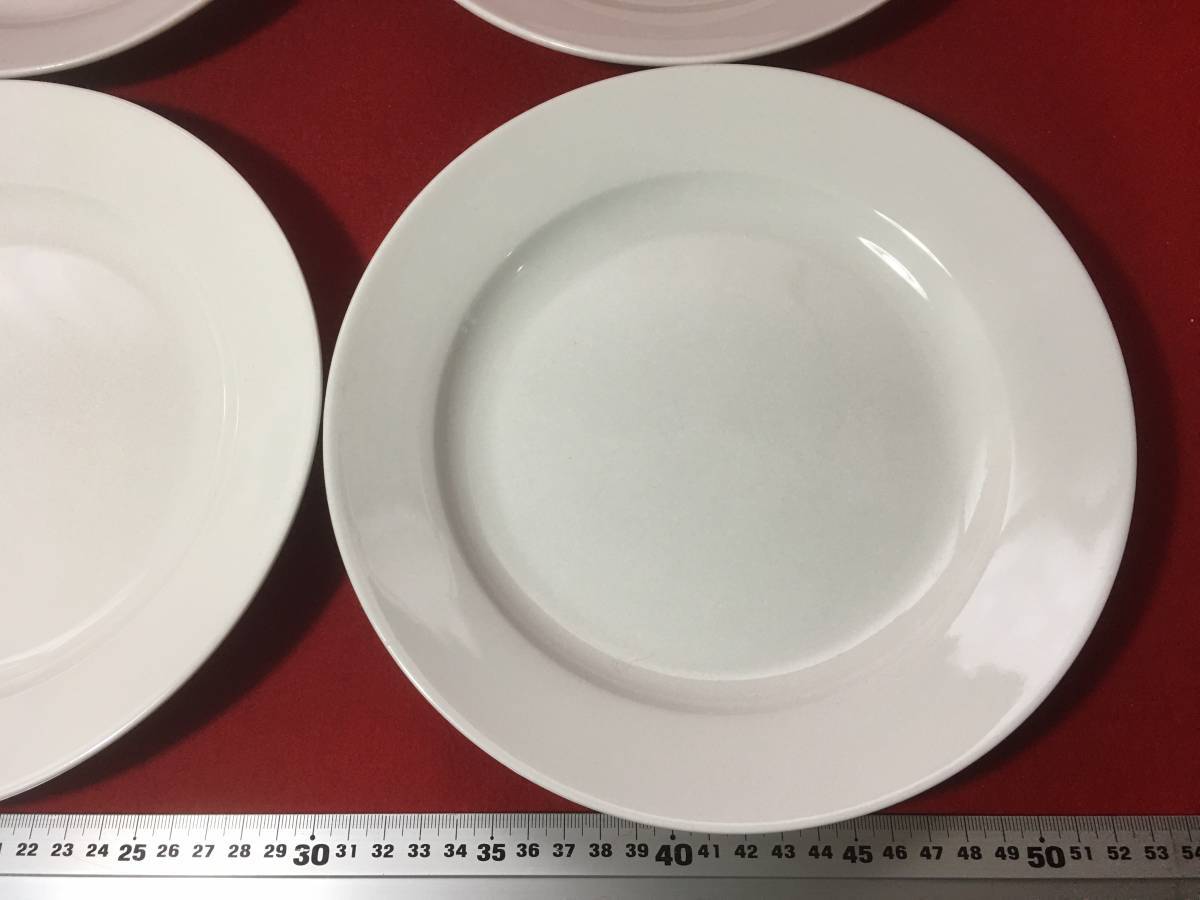 新品 4枚組 Vassano ヴァッサーノ 23㎝ パスタ皿 ミート皿 LIBERTA アーティスティック テーブルウエアー プレート 中皿 白色 陶器 洋食器の画像6