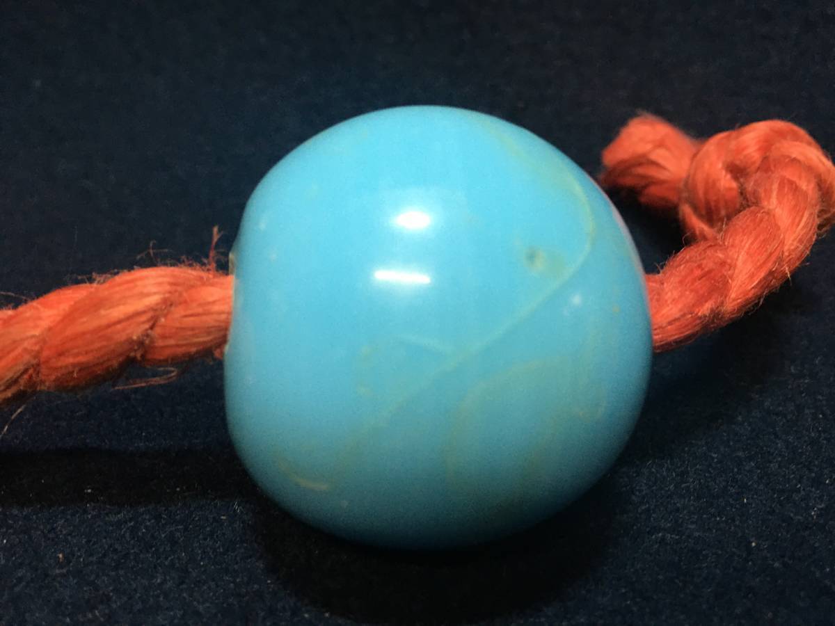 a dog sphere Edo sphere era thing .. sphere a dog peace sphere tonbodama dragonfly sphere circle sphere . tighten netsuke key holder strap part removing turquoise blue manner .