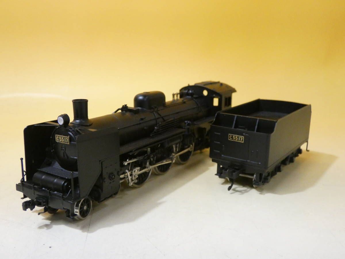 ジャンク扱い】HOゲージ Adachi アダチ №1011 蒸気機関車 JNR C55 完成