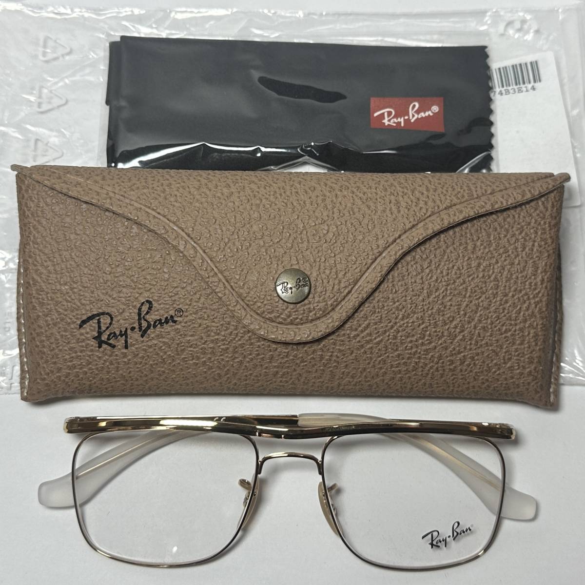 Ray-Ban レイバン 正規新品 イタリア製 メガネ 純正ケース・クロス付 OLYMPIAN IX RX6519 2500 ツーブリッジ ダブルブリッジ 米国ブランド_画像1