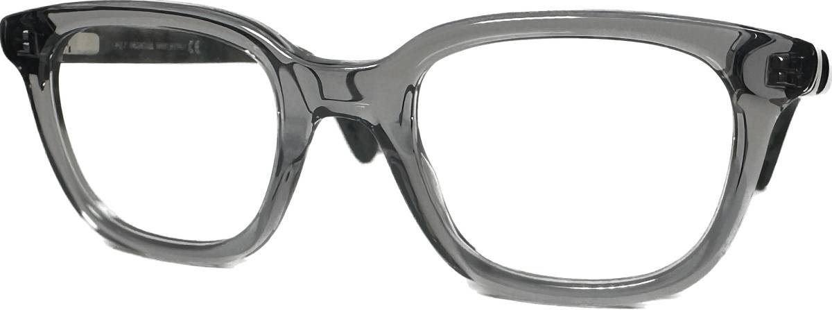 Moncler メガネ 正規新品 モンクレール 灰色 スクエア 付属品付き ML5003 V 020 イタリア製_画像3