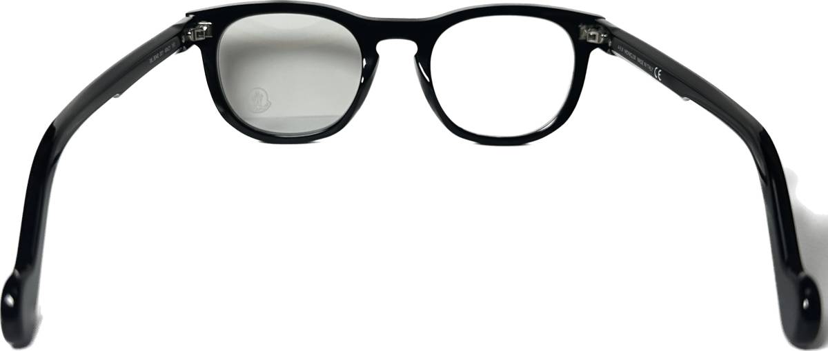処分価格 Moncler メガネ 正規新品 モンクレール 黒色 付属品付き ML5040 001 イタリア製_画像8