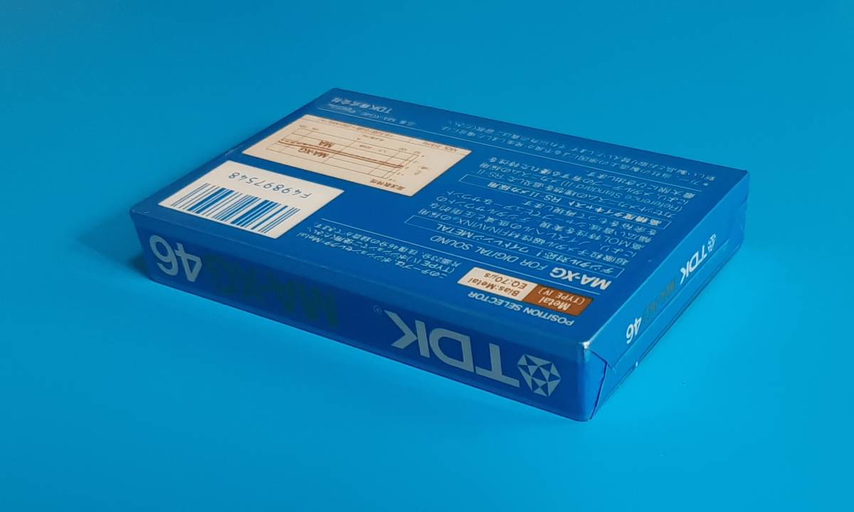 未使用・未開封☆TDK カセットテープ MA-XG 46 METAL/メタル 1本 (記録