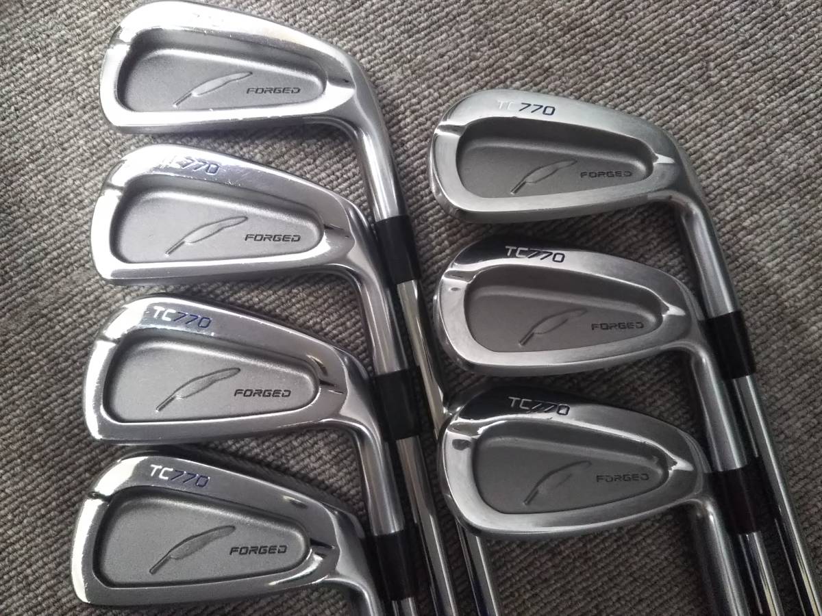 フォーティーン TC-770 FORGED(2015) 4-PW(7本) リシャフト TRI GOLD