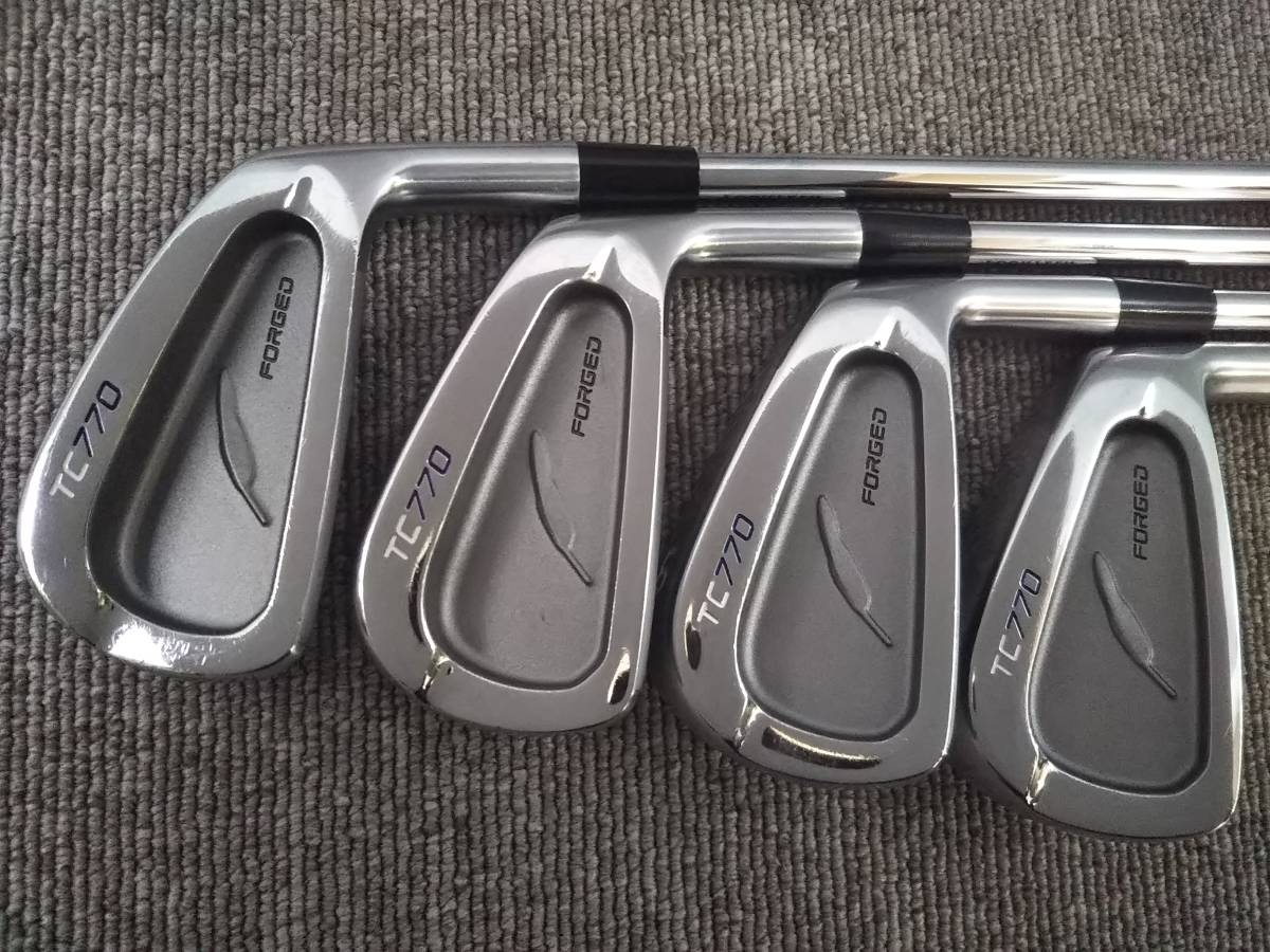 フォーティーン TC-770 FORGED(2015) 4-PW(7本) リシャフト TRI GOLD