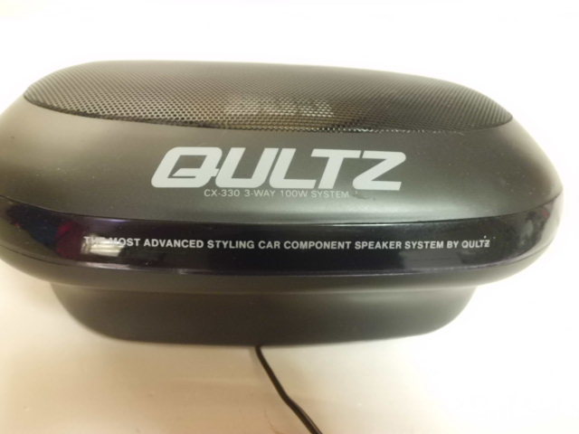 QULTZ 置き型 スピーカー CX-330 3-WAY　60W 100W CAR SPEAKER SYSTEM オーディオ _画像4