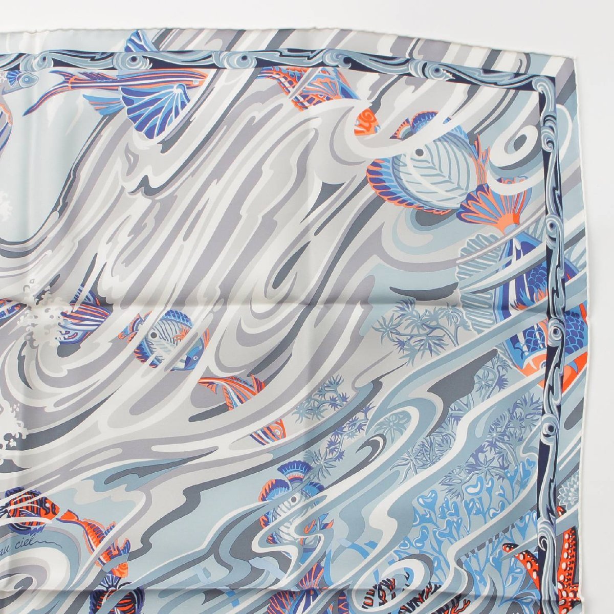 WEB限定】【WEB限定】エルメス カレ90《海と空の狭間De La Mer Au Ciel