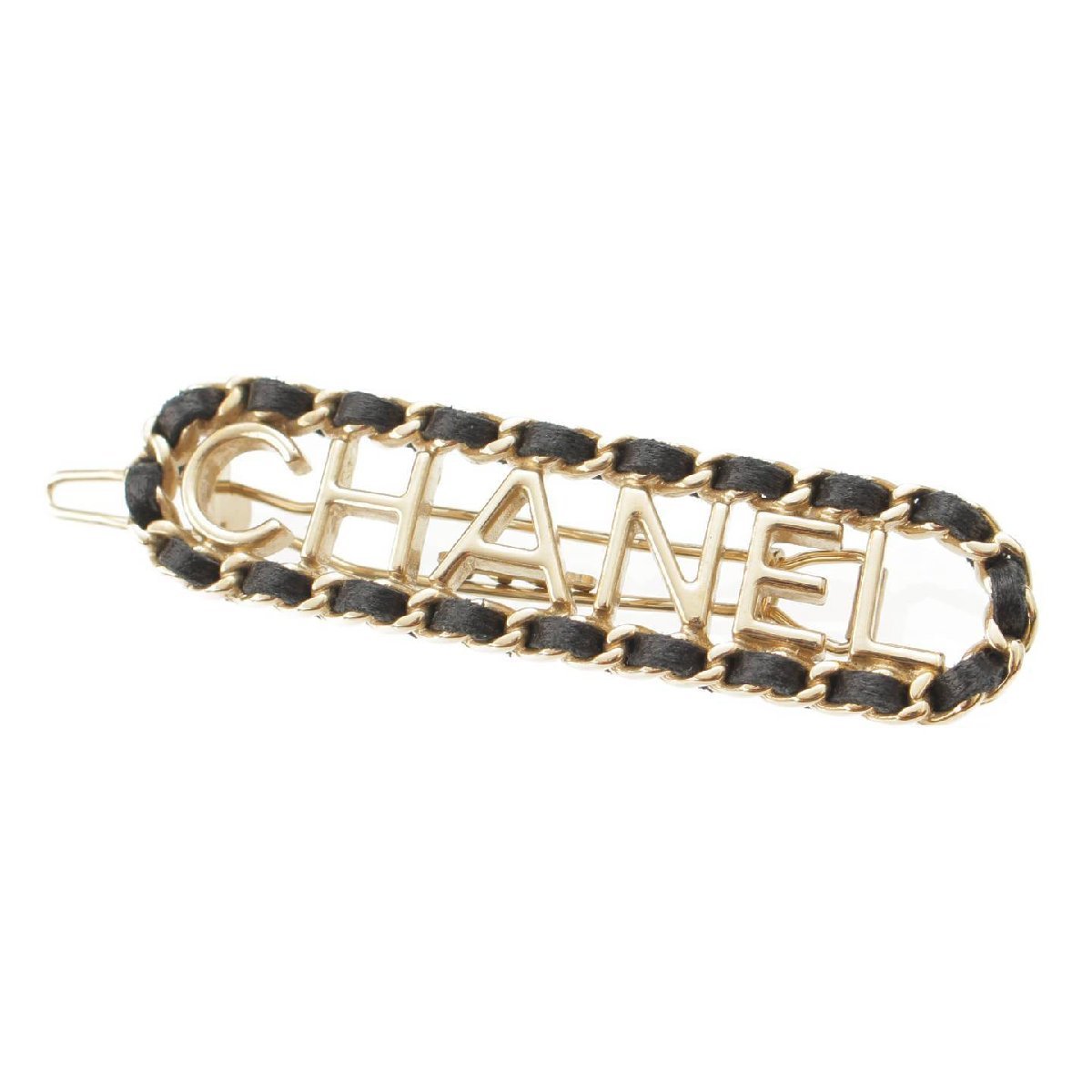 驚きの価格が実現！】 ロゴ 【シャネル】Chanel F21V バレッタ 【中古