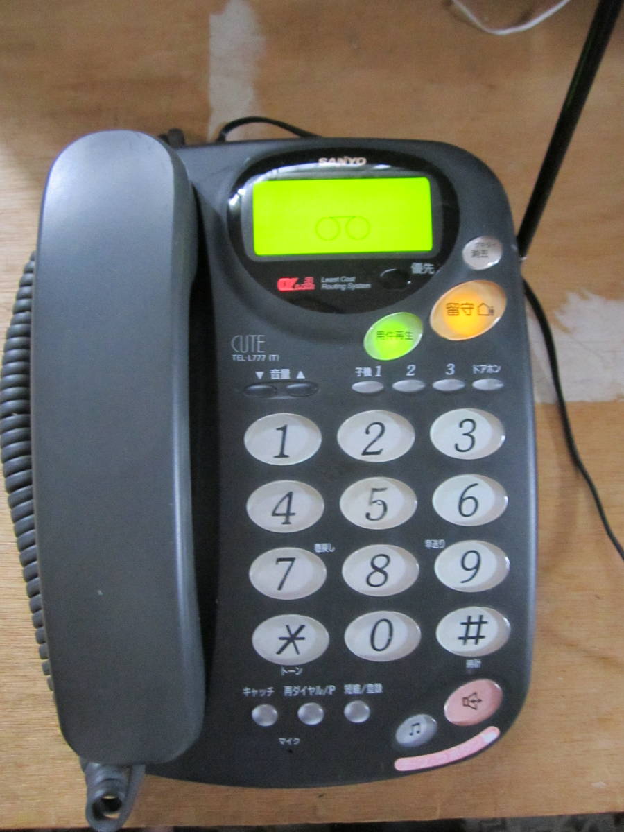 電話機　SANYO TEL L-777（Ｔ） 長期保存品　（本体のみ出品）_画像1
