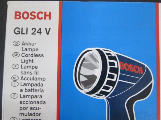 D552■■■BOSCH(ボッシュ) 24V 充電式 バッテリーライト GLI24V 本体のみ / コードレス バッテリー式 作業ライト / 未使用_画像3