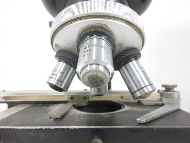 D646■Nikon(ニコン) 複眼レンズ 光学顕微鏡 / 現状渡し_画像6