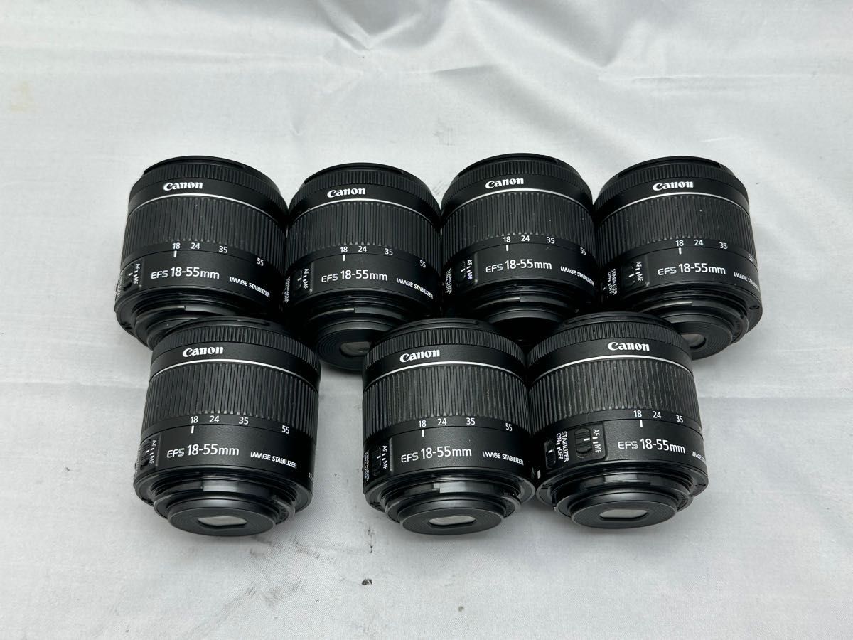 未使用に近い7本セット!Canon EF-S 18-55mm F4-5.6