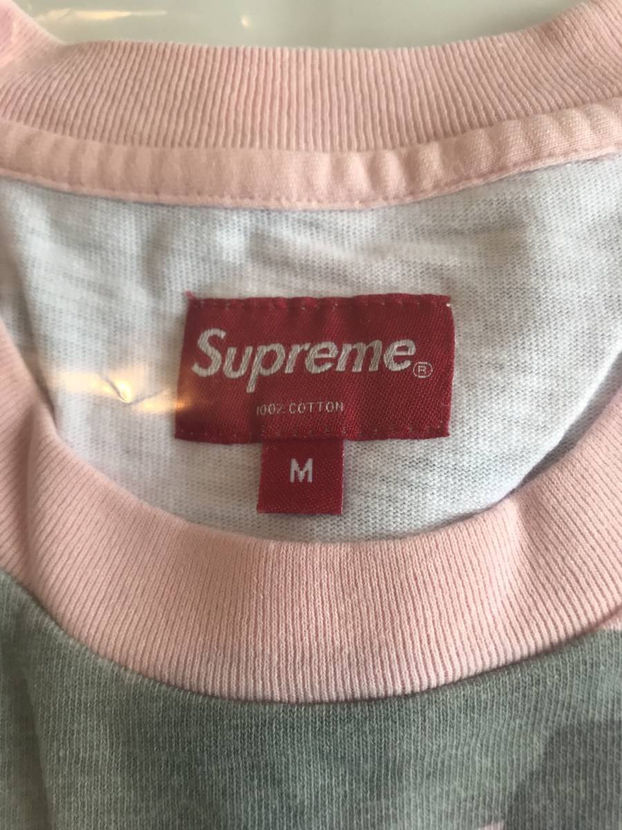 新品 未使用 国内正規品 ◆ Supreme Pocket Tee Pink/ピンク サイズM ピンク迷彩 ニューデザイン ◆ 18ss Week15 代官山店舗購入商品_画像8