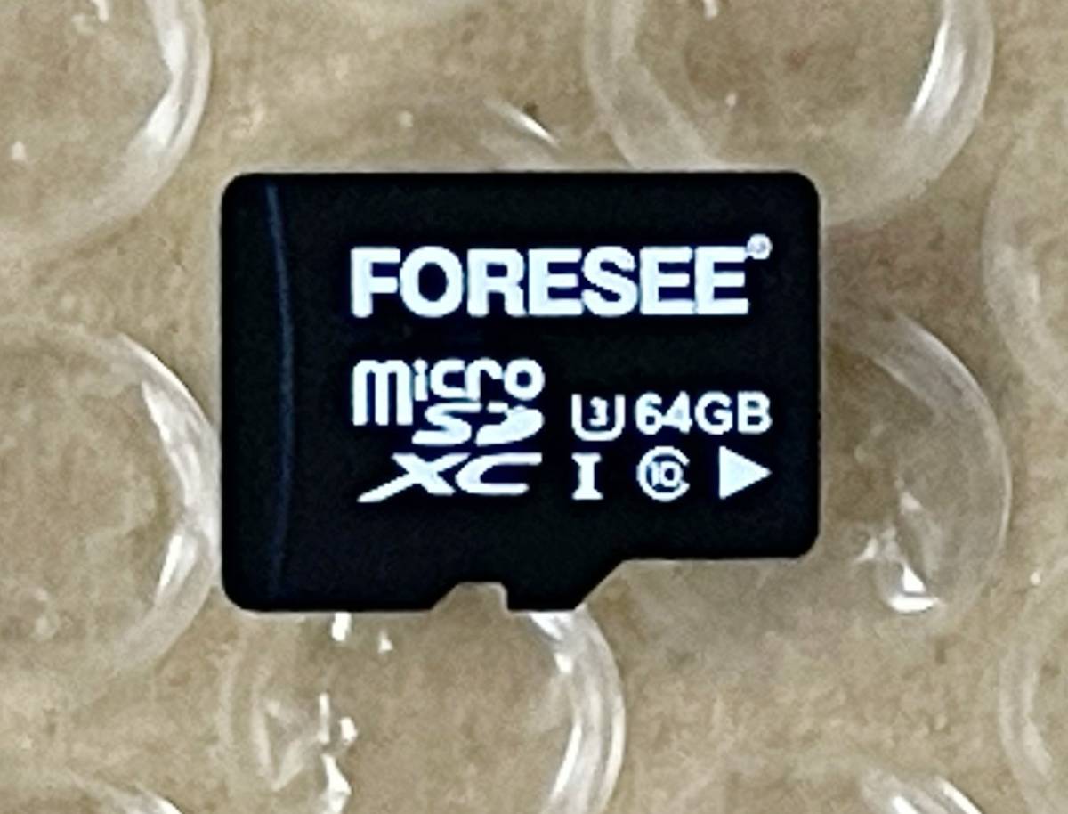 1円スタート Nintendo Switch対応 FORESEE Micro SDカード SDXC UHS-I class10 64GB スイッチ対応 34枚セット 未使用_画像2