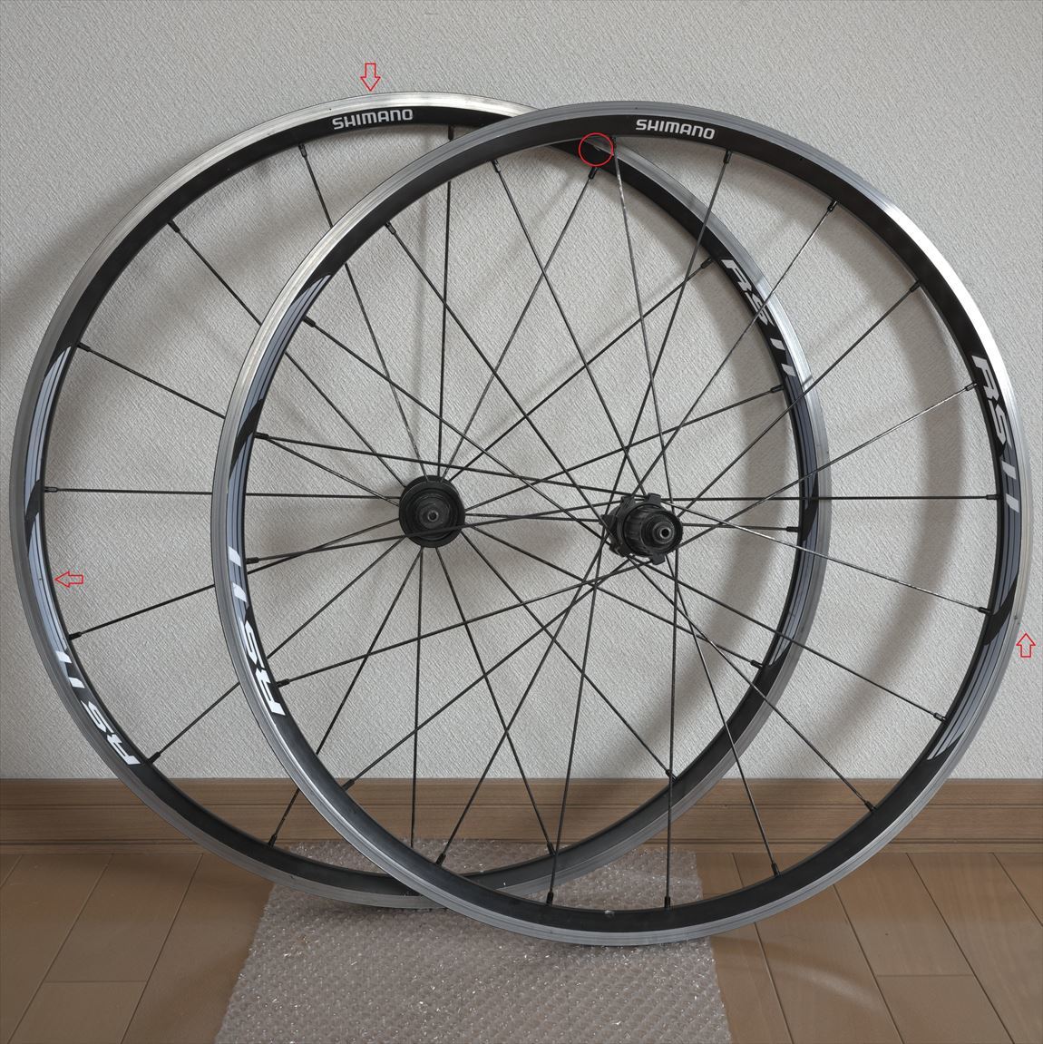 ヤフオク! - SHIMANO シマノ WH-RS11 USED品＋11S 12-25t未使