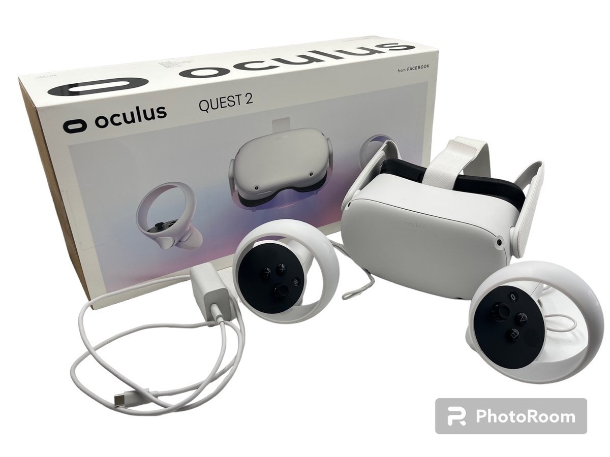 美品 oculus quest 2 VR 64GB ホワイト オキュラスクエスト2 ヘッド