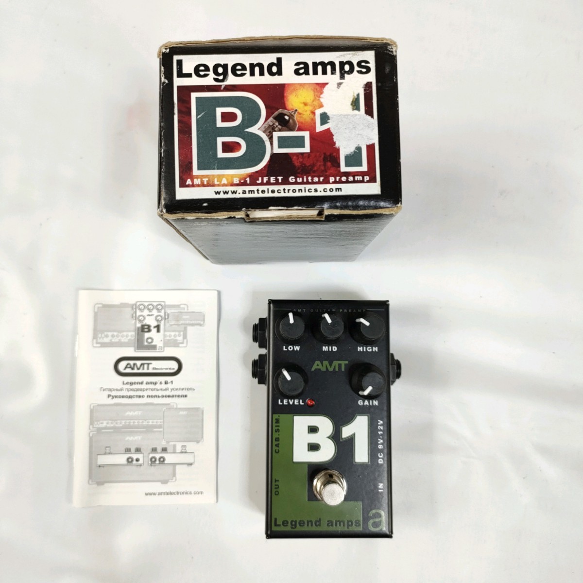 AMT ELECTRONICS B-1 アンプシュミレーター プリアンプ エーエムティー