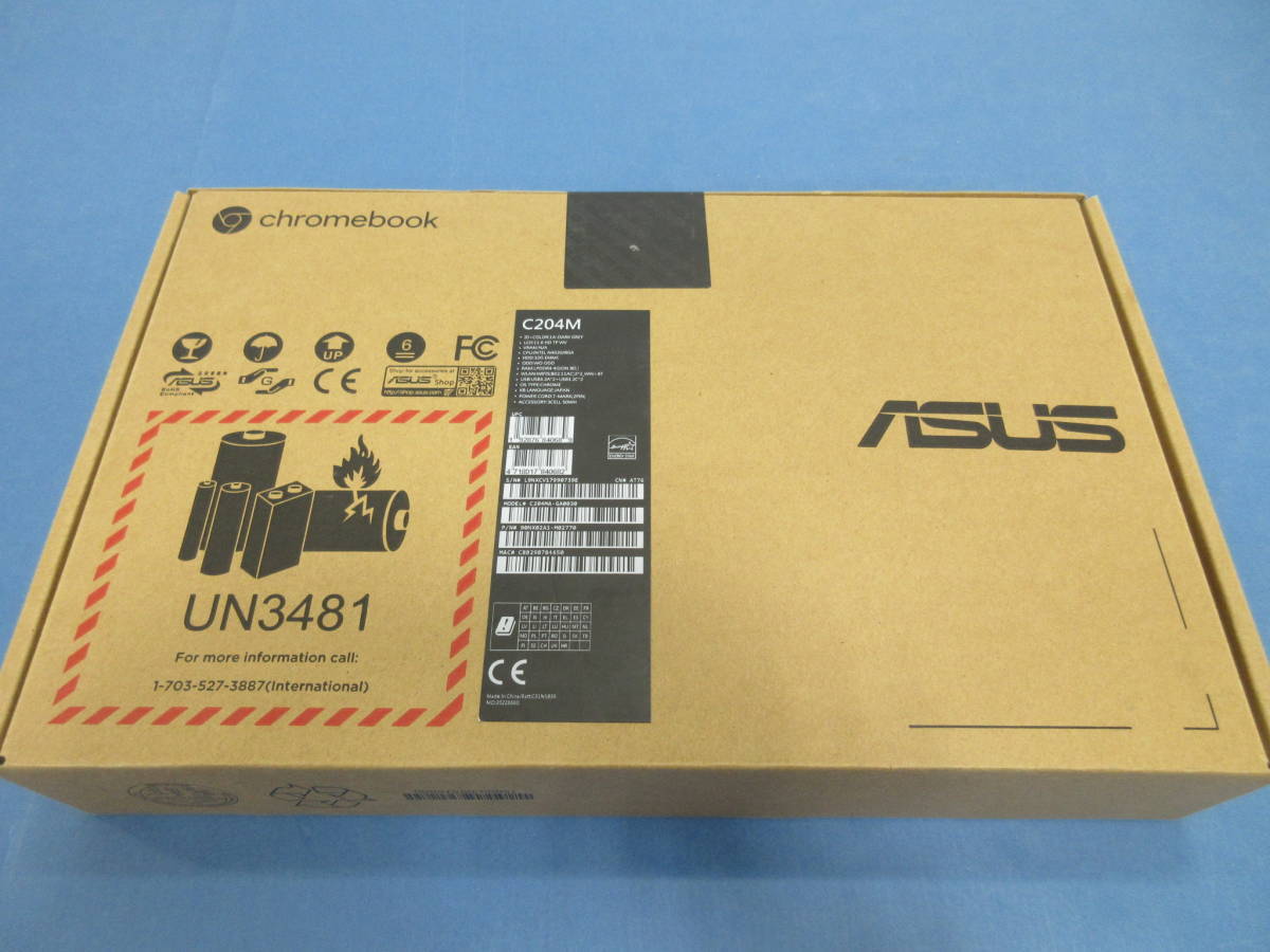 162)未開封 ASUS Chromebook C204M ノートパソコン(13インチ未満