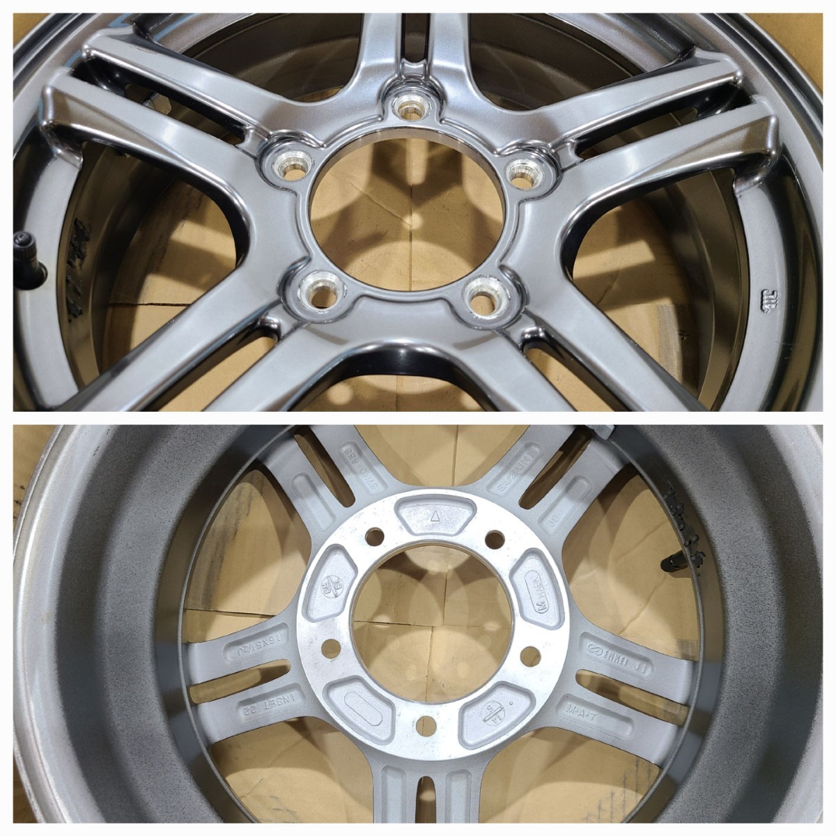 希少・軽量】 スズキ ジムニー JB23 純正 16インチ 5.5J 5穴 PCD139.7