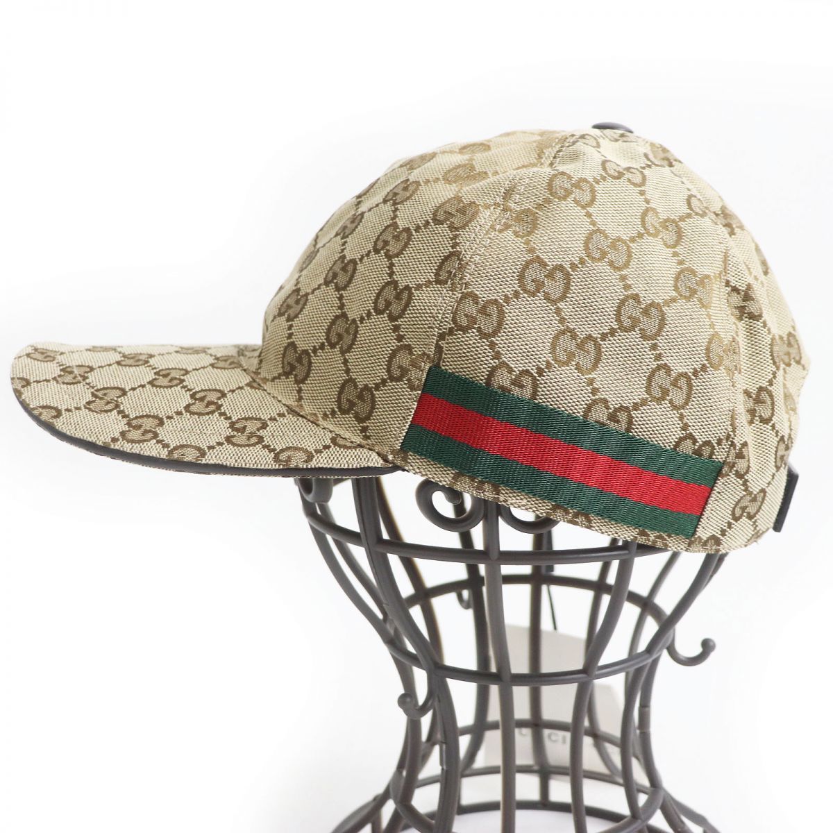 未使用品□GUCCI/グッチ 200035 ウェブライン オリジナル GGキャンバス
