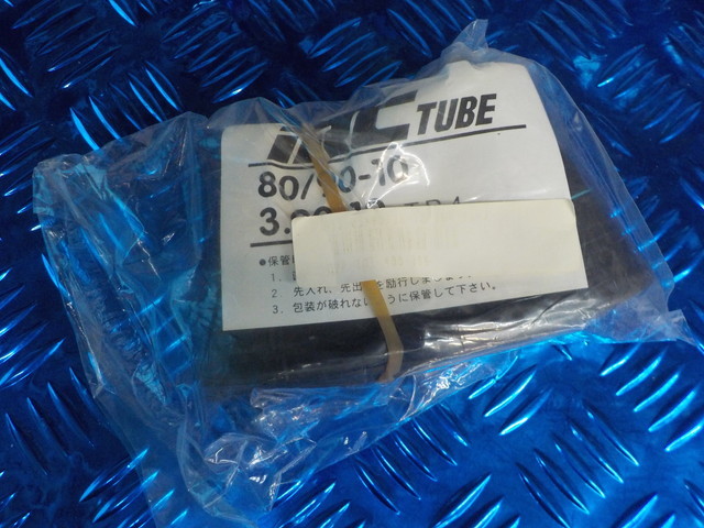 D258●○（8）新品未使用　iRC TUBE　バイク　タイヤチューブ　インナーチューブ　80/90-10　3.00-10　TR4　5-6/28（こ）_画像2