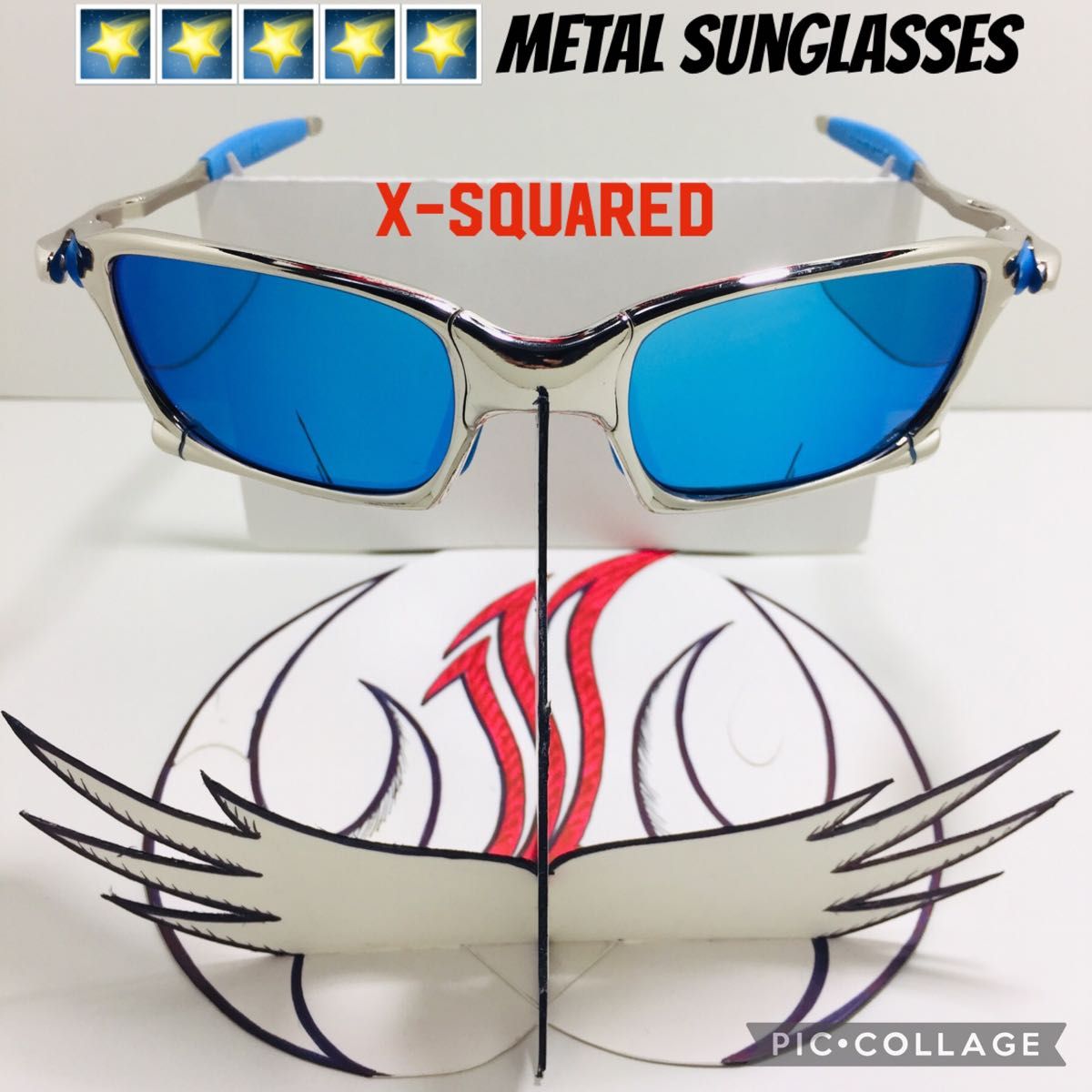 Oakley X-SQUARED そっくり品 Polished系 偏光サングラス Oakley X-SQUARED そっくり品 Polished系 偏光サングラス