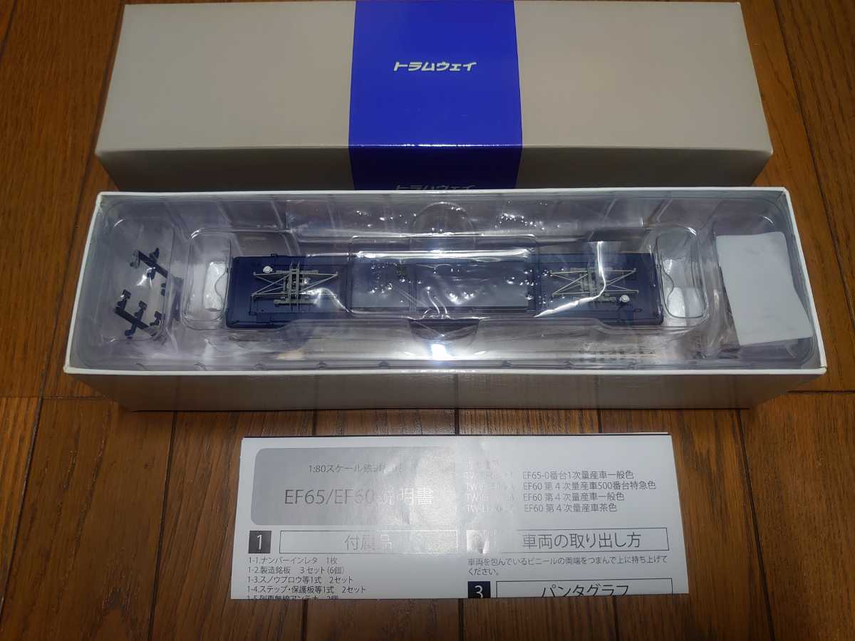 送料込】鉄道模型・HOゲージ☆トラムウェイ(TW-EF60-2A)☆EF60・第4次
