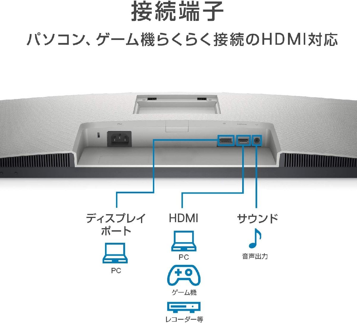 Dell S2721HS 27インチ モニター フルHD/IPS非光沢/DP・HDMI/縦横回転・高さ調節/AMD FreeSync) 2025/7まで保証有_画像2