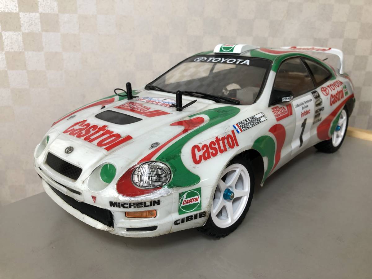 1/10 京商 セリカ GT-FOUR '97モンテカルロ + タミヤ TA01 カーボン