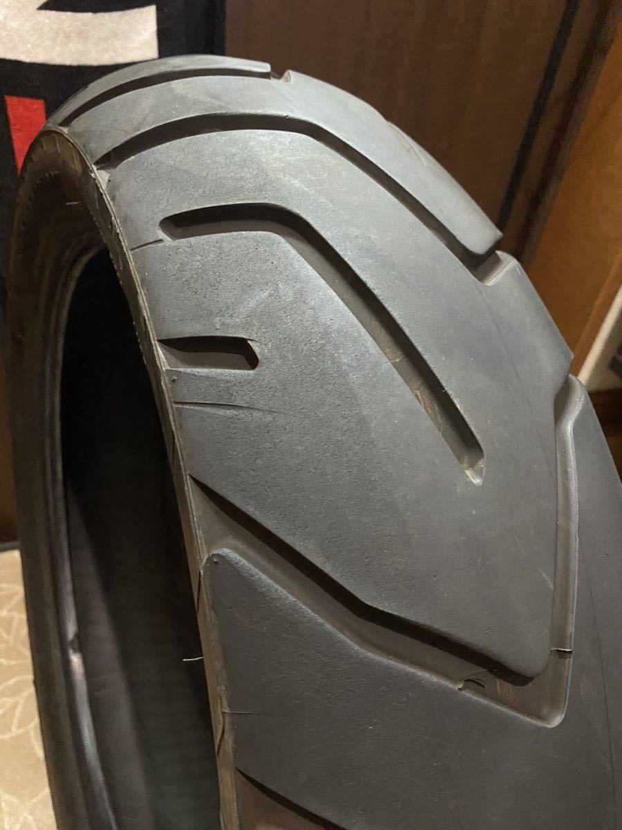 中古MCタイヤ バリ山 2021年製造 BRIDGESTONE BATTLAX ADVENTURE A41 170/60R17 バトラックス アドベンチャー 170 60 17 2421 A2491_画像3