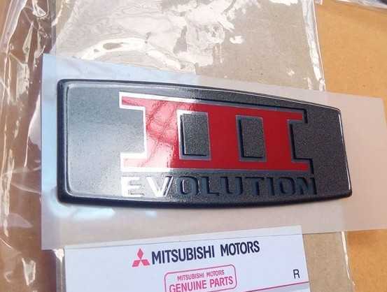 MITSUBISHI　三菱　ランサー　エボリューション3　LANCER EVOLUTION３　リヤエンブレム新品未使用　発送　定形外郵便　送料無料_画像1