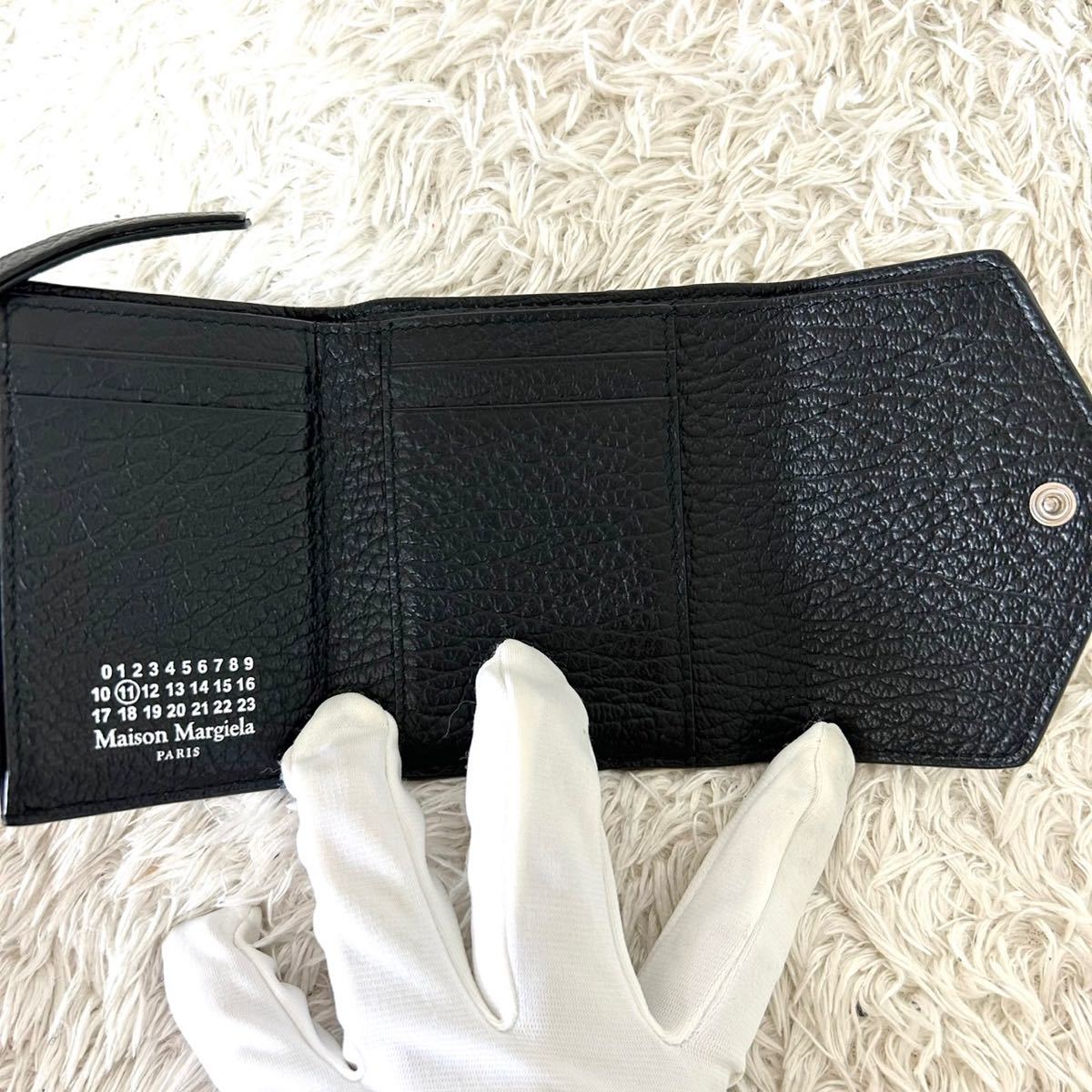 極美品 メゾンマルジェラ Maison Margiela 三つ折り財布 エンベロープ