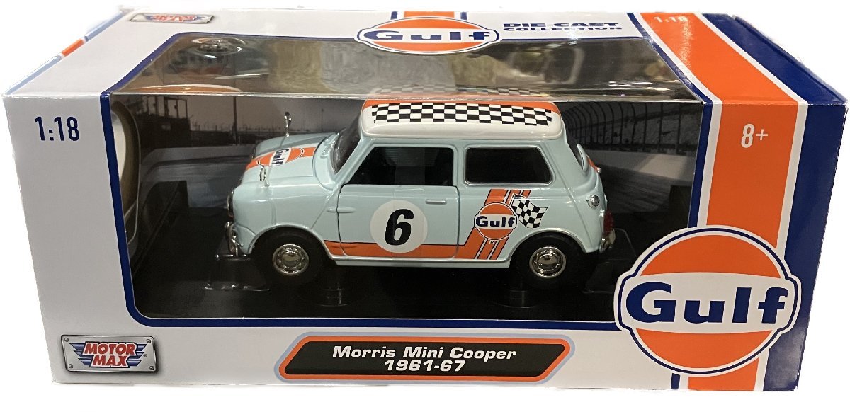 MOTORMAX Morris Mini Cooper モーリスミニクーパー L-Blue/Orange