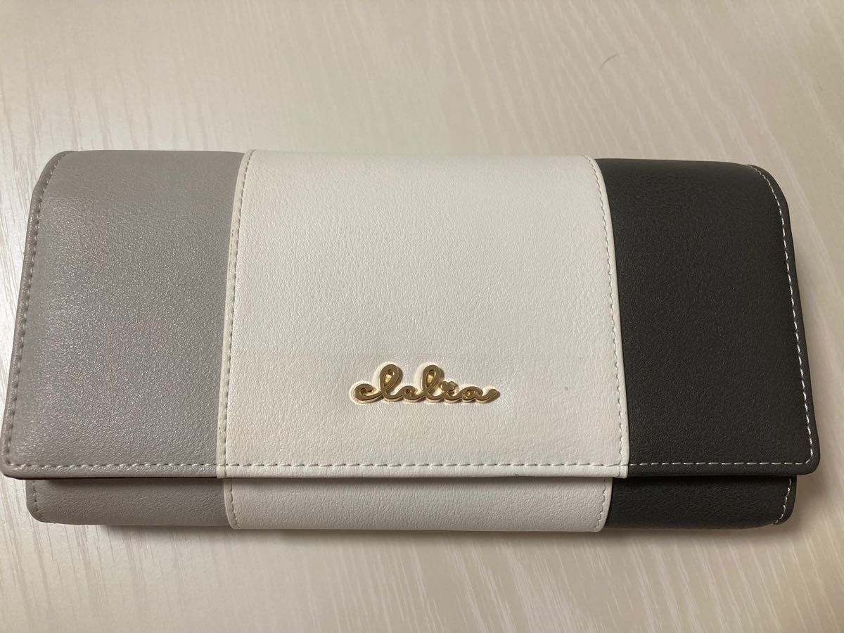 財布 トリコロールカラーアコーディオン長財布