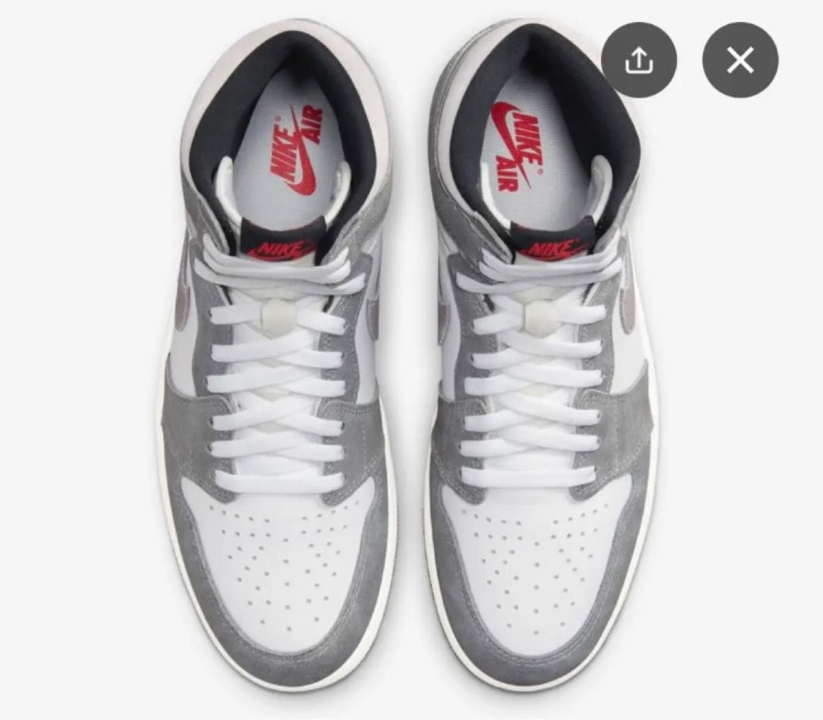 NIKE AIR JORDAN 1 RETRO HIGH OG Black and Smoke Grey | www