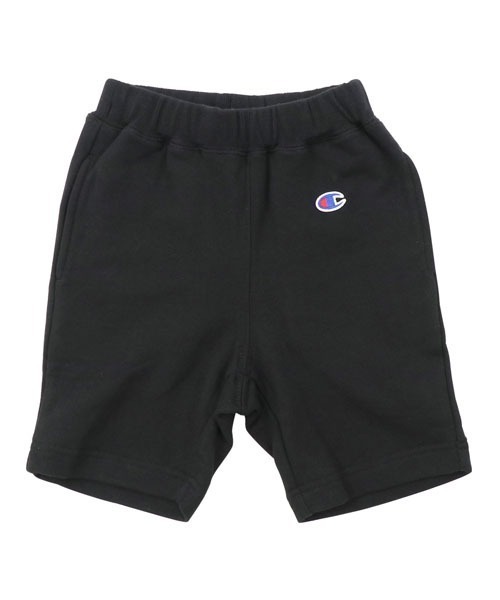 Champion SWEAT SHORTS チャンピオン キッズ ベーシック スウェットショーツ ブラック 140cm 美品_画像1