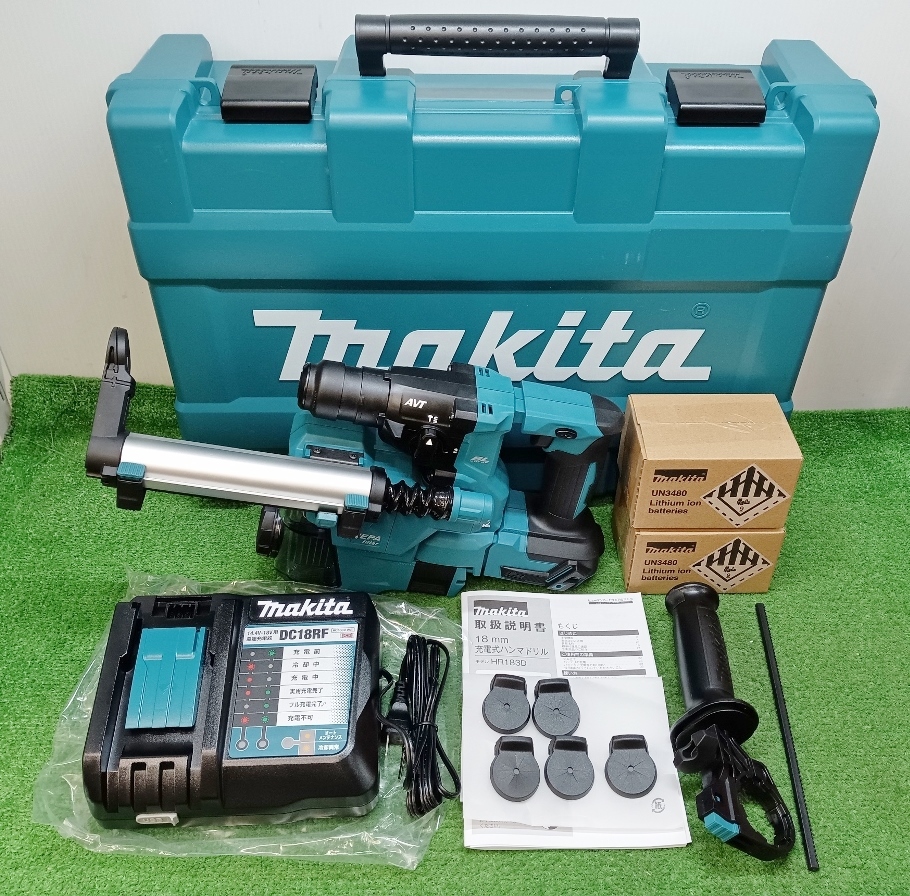 未使用 makita マキタ 18mm 18V 充電式ハンマドリル 6.0Ah バッテリー