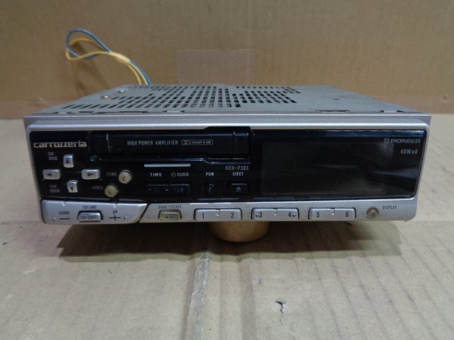  Pioneer Carozzeria cassette tape deck 1DIN KEH-P303 junk [ free shipping ]