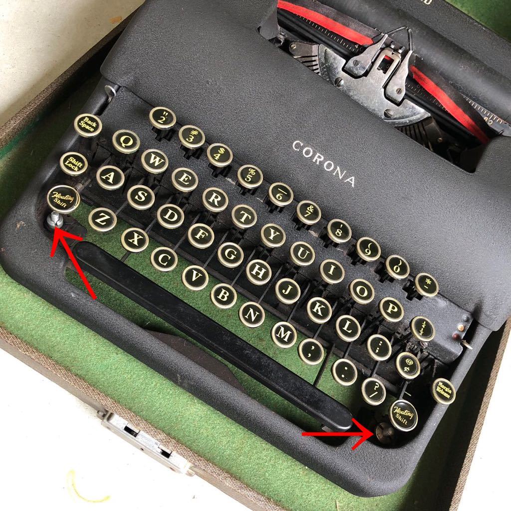 コロナ CORONA STANDARD タイプライター ビンテージ vintage レトロ アンティーク ヴィンテージ 店舗什器 インダストリアル